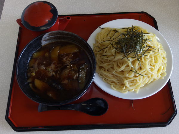 「肉ナスつけ麺」@玉も亭 岩槻店の写真