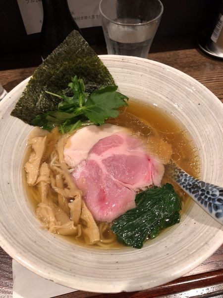「Ra-men 白醤油　780円＋奥の松＋鴨チャー」@メンドコロ Kinariの写真