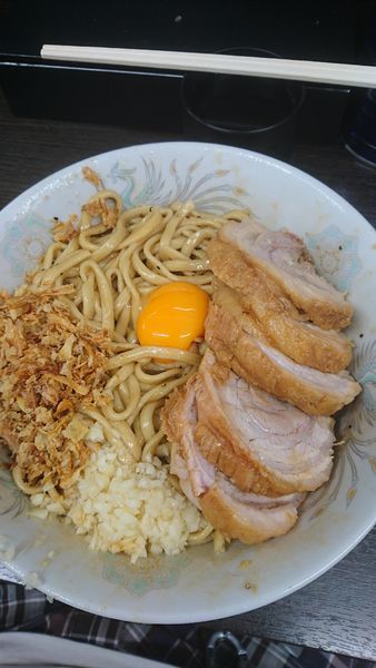 「小豚900円+汁なし券80円」@ラーメン二郎 川越店の写真