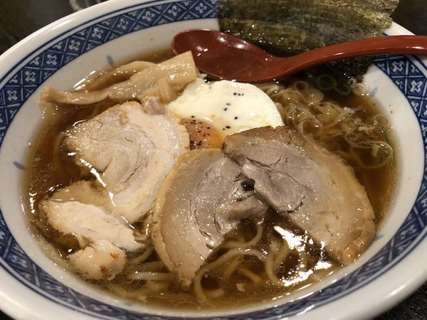 「炙り焼豚柳ヶ瀬ラーメン　￥１１００」@アトラン柳ヶ瀬らーめんの写真