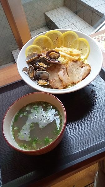 「あさりつけ麺＠６５０円(SNSｻｰﾋﾞｽ)通常９５０円」@あさり屋の写真