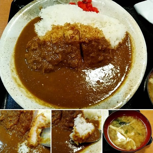 「カツカレー　800円」@とこだい精肉店の写真