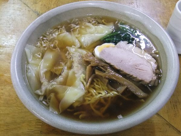 「わんたんめん（600円）」@らーめん ぺぺの写真