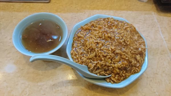 「肉あんかけチャーハン840」@中華 梁山泊の写真