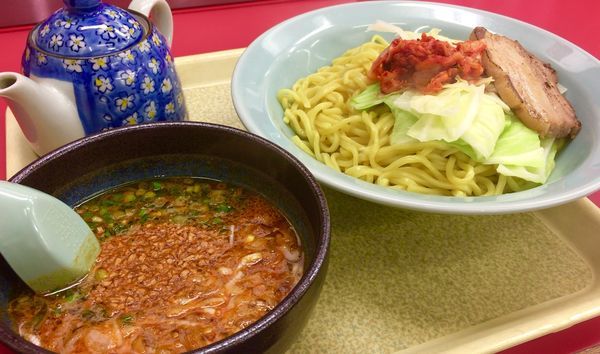 「旨辛つけめん （並盛り）」@山岡家 松本店の写真