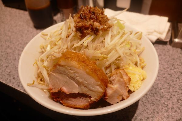 「ラーメン 並盛¥800／全マシ¥0」@ラーメン宮郎の写真