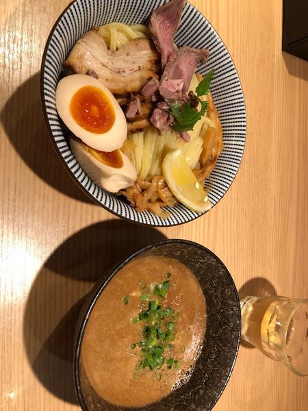 「特製ラムつけ麺大盛り」@自家製麺 MENSHO TOKYOの写真