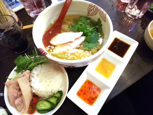 「【限定】海南鶏飯風 鶏そば」@麺処 あす花の写真