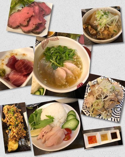 「限定 海南鶏飯風鶏そば (ごはん付き)」@麺処 あす花の写真