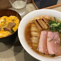 鴨らぁめん 親子丼