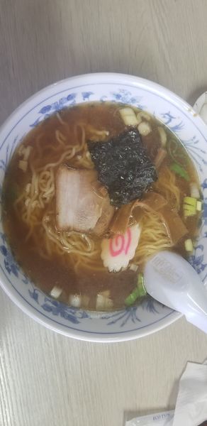 「ラーメン、餃子、半ライス」@ラーメン一心の写真