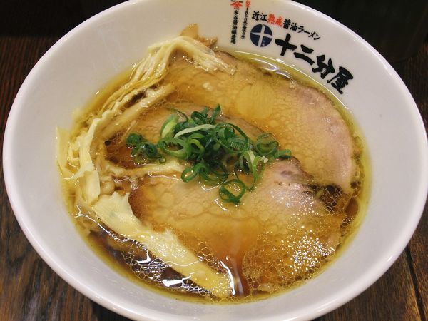 「十二分屋そば（680円）」@近江熟成醤油 十二分屋 早稲田店の写真