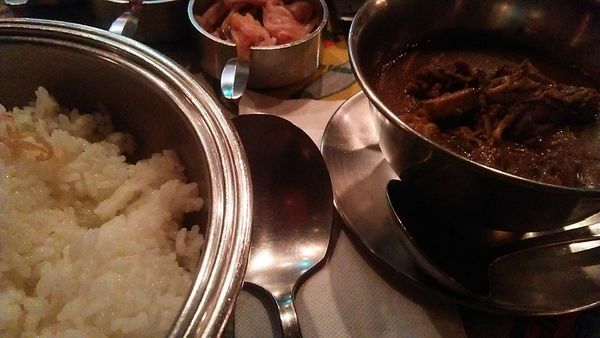 「ランチ ビーフカレー 1250円」@カレーレストラン ブルーノ HEPナビオ店の写真