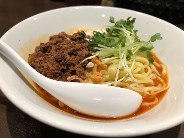 「日本式汁なし坦々麺」@六坊担担面の写真