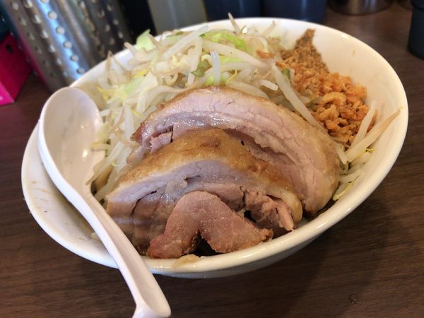 「汁なしキーマ（豚２枚）」@RAMEN NOROSHI 東大宮の写真