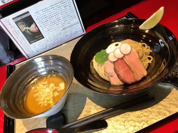 「特製つけ麺」@江戸前つけ麺 銀座 魄瑛の写真