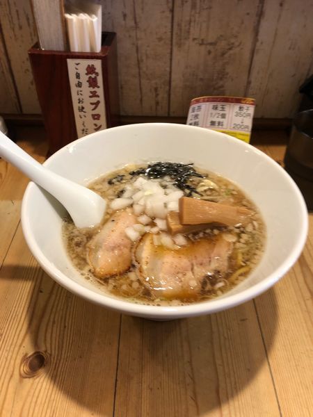 「煮干し中華そば800円」@焼きあご煮干しラーメン きちの写真