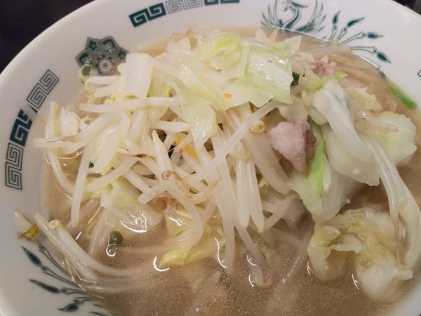 「野菜たっぷりタンメン大盛」@日高屋 駒込東口店の写真