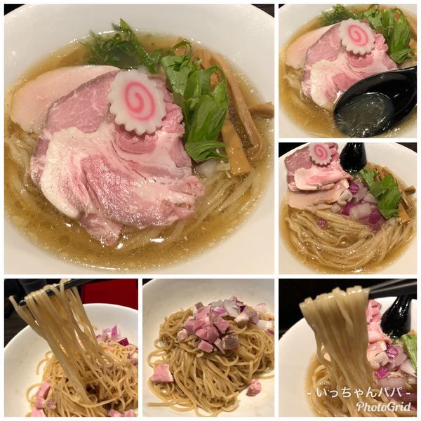 「貝と煮干しの冷やしそば（貝UP版）800円 他」@鶏そば なんきち 東京店の写真