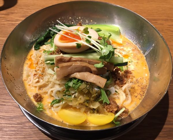 「冷やし豆乳担々麺900円」@中華そば 二階堂の写真