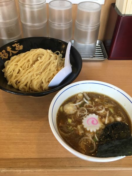 「つけ麺:830円」@天然豚骨醤油 らーめん玉 超大吉 上野店の写真