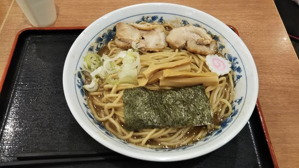 「中華そば  大盛 ７００円＋１００円」@次念序 モラージュ菖蒲店の写真