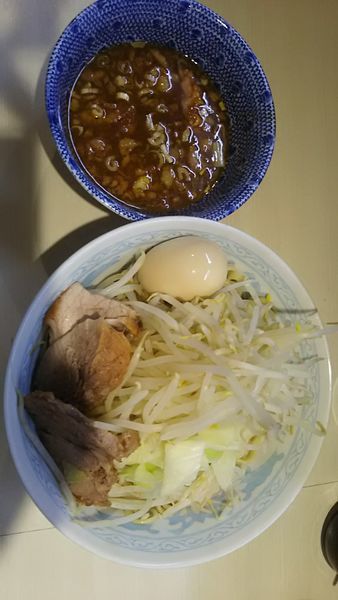 「醤油つけ麺味玉」@らーめん 陸 尾山台店の写真