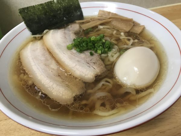 「中華そば 手揉み麺 750円 味玉AZS」@中華そば 蒼穹の写真