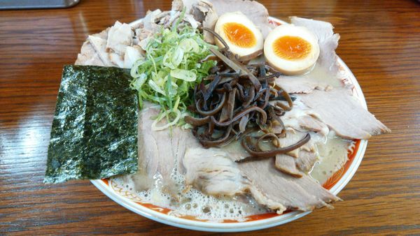 「○得　濃厚ラーメン大盛り」@ラーメンかなやの写真