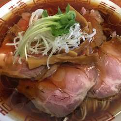 チャーシュー中華そば