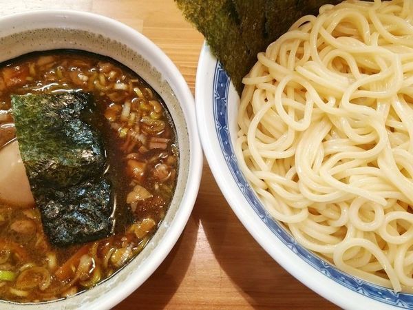 「つけめん玉子（中）＋のり」@自家製中華そば としおかの写真