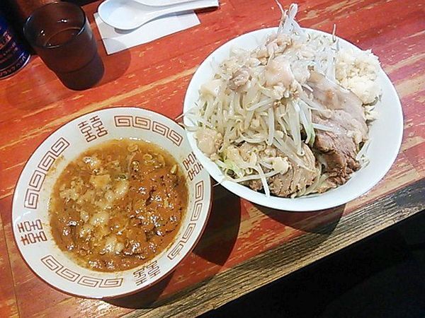 「小つけ麺 えび味」@ラーメン二郎 会津若松駅前店の写真