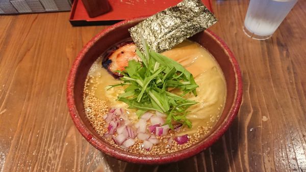 「鶏白そば（大盛） 860円」@麺屋たつみ 喜心 狭山店の写真
