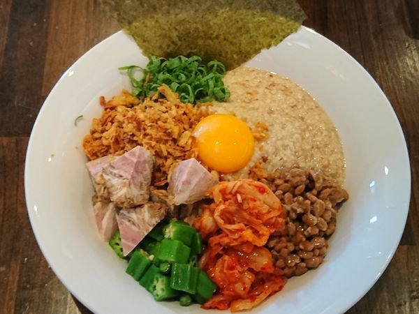 「ネバとろ冷やし油そば ￥850」@こませの写真