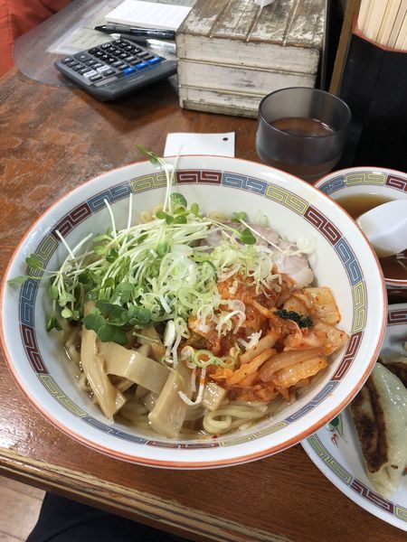 「キムチ油そば 中盛」@宝華らぁめんの写真