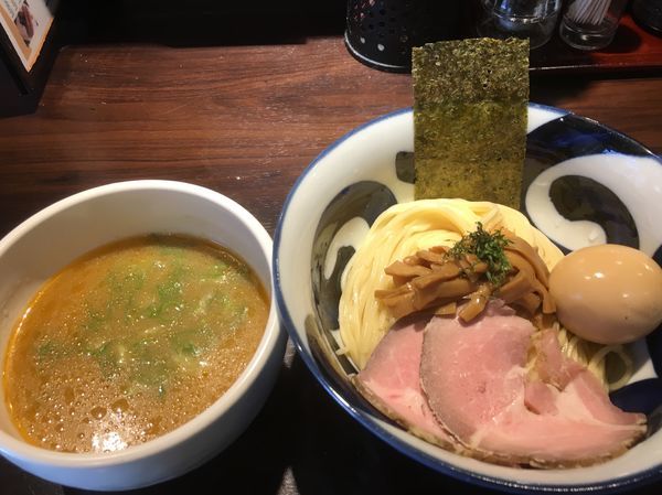「濃厚海老つけ麺（並）＋味玉」@木曜日の志奈田の写真