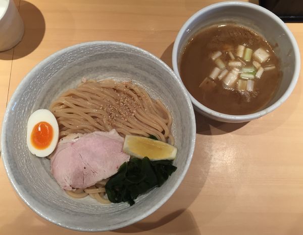 「濃厚塩つけ麺950円」@つけ麺 道の写真