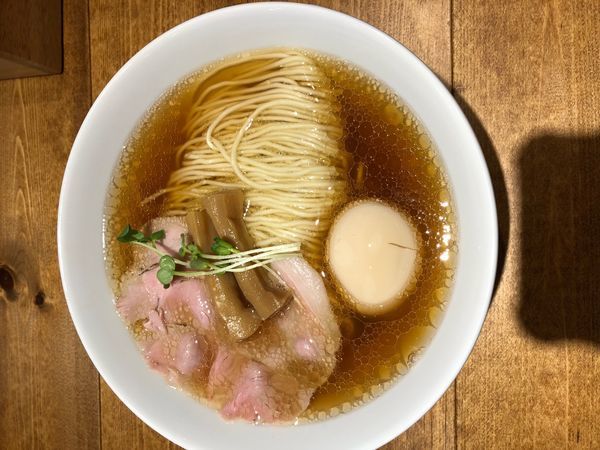 「鶏中華そば」@麺処 清水 新潟駅前店の写真