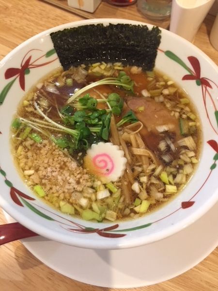 「醤油らーめん　780円　濃口・細麺」@らーめん天神下 大喜の写真