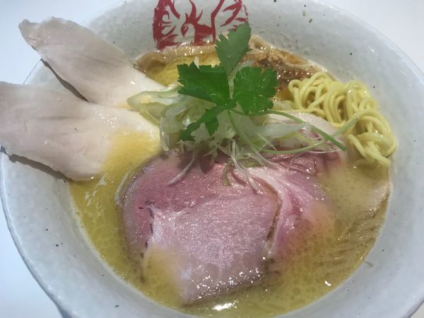 「鶏白湯そば 塩 850円」@鶏そば朱雀の写真