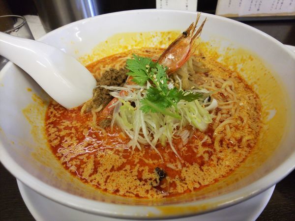 「担々麺(大辛特製辣油）」@担々麺杉山の写真