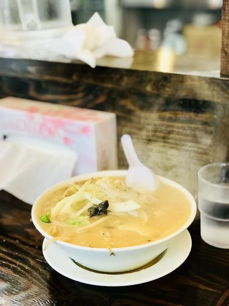 「味噌ラーメン 750円」@ラーチャン家 女池本店の写真