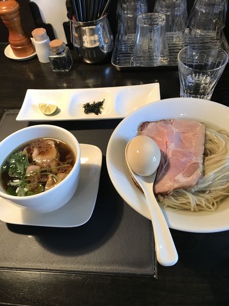 「昆布水の淡麗つけめん 特製」@KaneKitchen Noodlesの写真