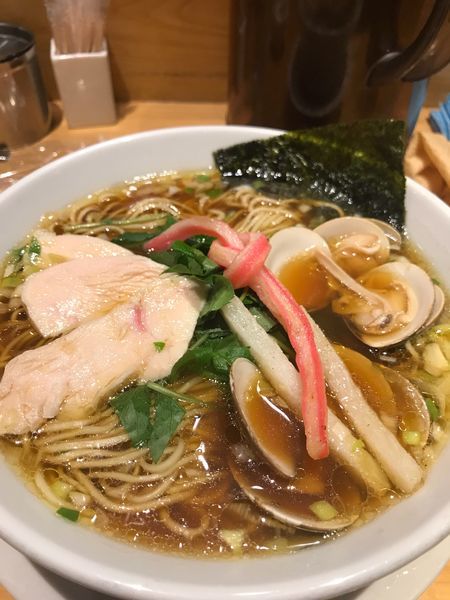 「蛤SOBA 大盛り」@Ginza Noodles むぎとオリーブの写真