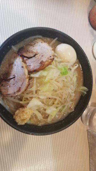 「カツオ7号(大盛)味玉」@ラーメン ポール亭の写真