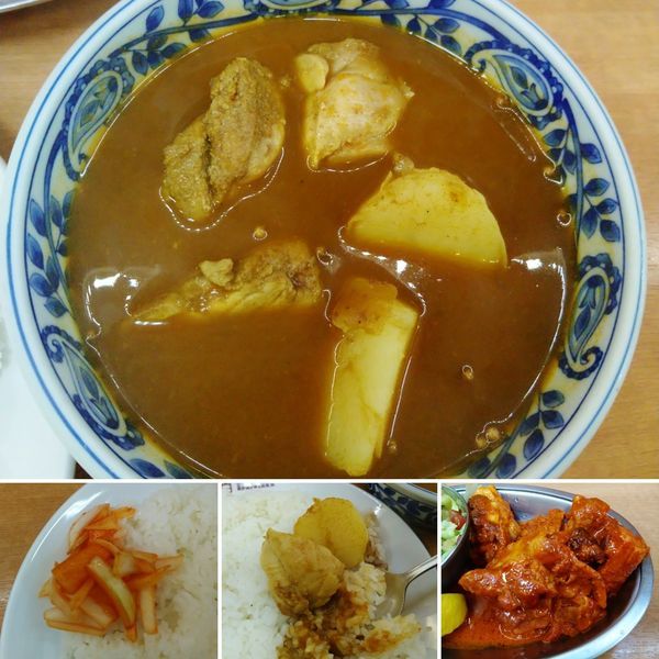 「インドカレー(タンドリーチキンセット)  1700円」@デリー 上野店の写真