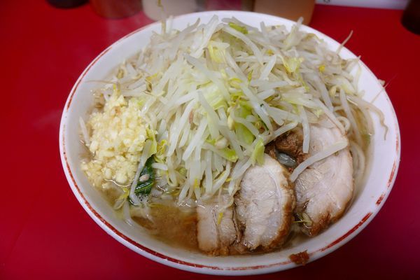 「ラーメン 豚2枚¥730／ニンニク¥0」@ラーメン二郎 湘南藤沢店の写真
