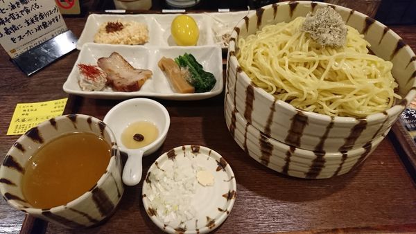 「特選塩つけそば(1000円)」@焙煎汐蕎麦処 金字塔の写真