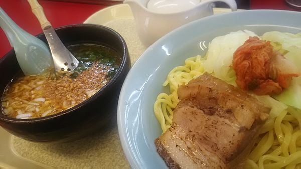 「旨辛スタミナつけめん」@山岡家 川島店の写真