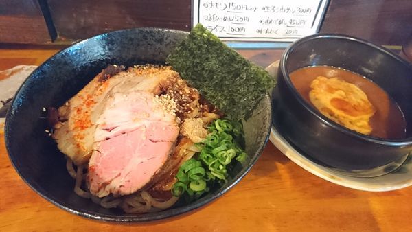 「油つけ麺980円」@麺家いなほの写真
